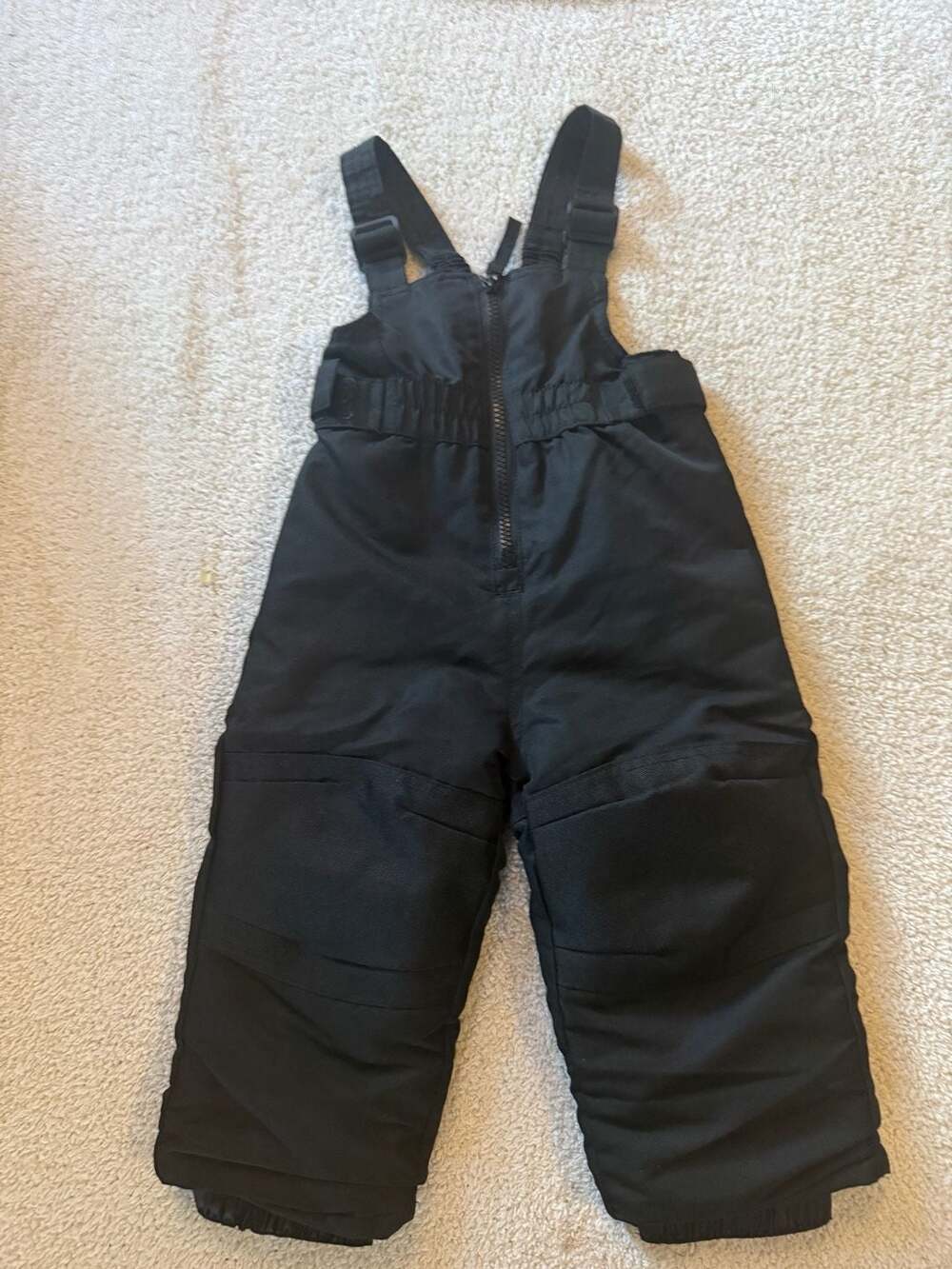 Cat & Jack Snow Bib Overalls Size 12M Black